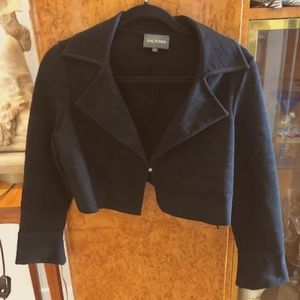 Zac Posen black bolero designer jacket